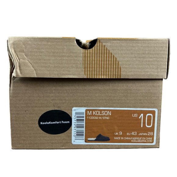 Koolaburra by UGG Men's Grey Sting Suede Fur Slippers Size 10 - Picture 10 of 10